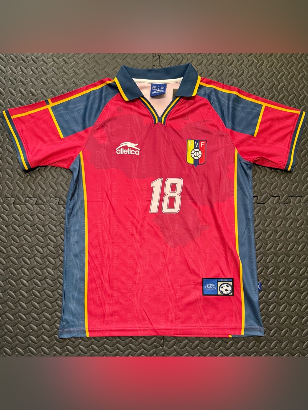 Juan Arango Venezuela Retro Jersey #18 (Runs Small)